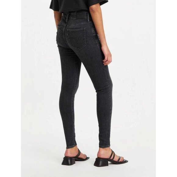 Levi's Denim - Levis Womens 721 High-Rise Skinny Black Jeans Size 32 Cotton Blend
